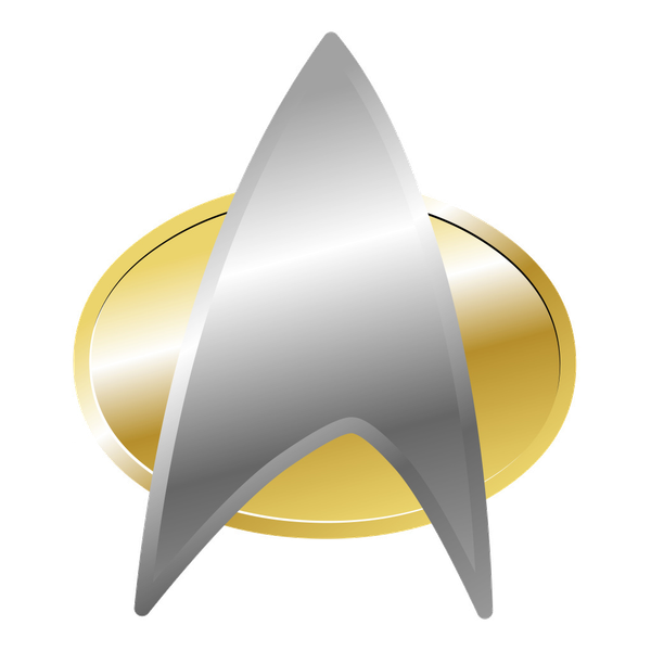 Starfleet Commbadge from the 2360s by Kris Trigwell