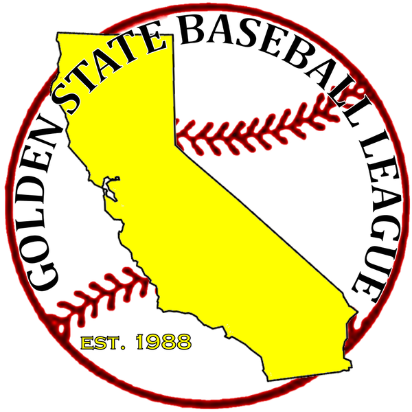 Logo for the Golden State Baseball League